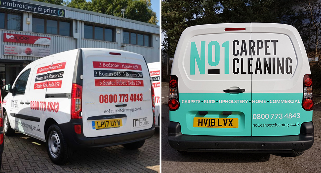 No1CC Van rebrand